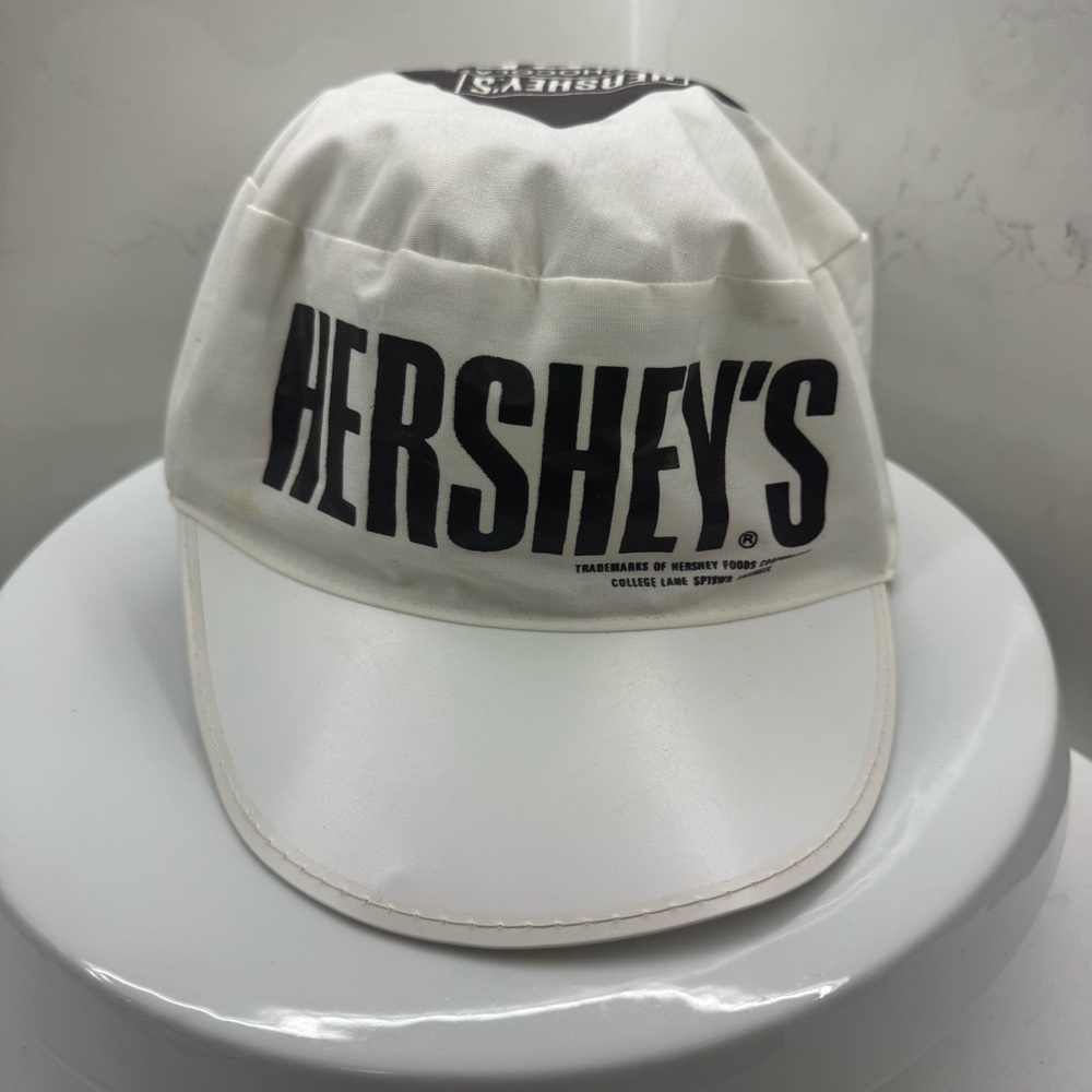Vintage Hershey’s Kisses “I’m Kissable” White Promo Hat–Cap 1980s/90s